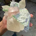 Morganite with kunzite with tourmaline with Quartz from Afghanistan - image 3