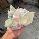 Morganite with kunzite with tourmaline with Quartz from Afghanistan - image 5