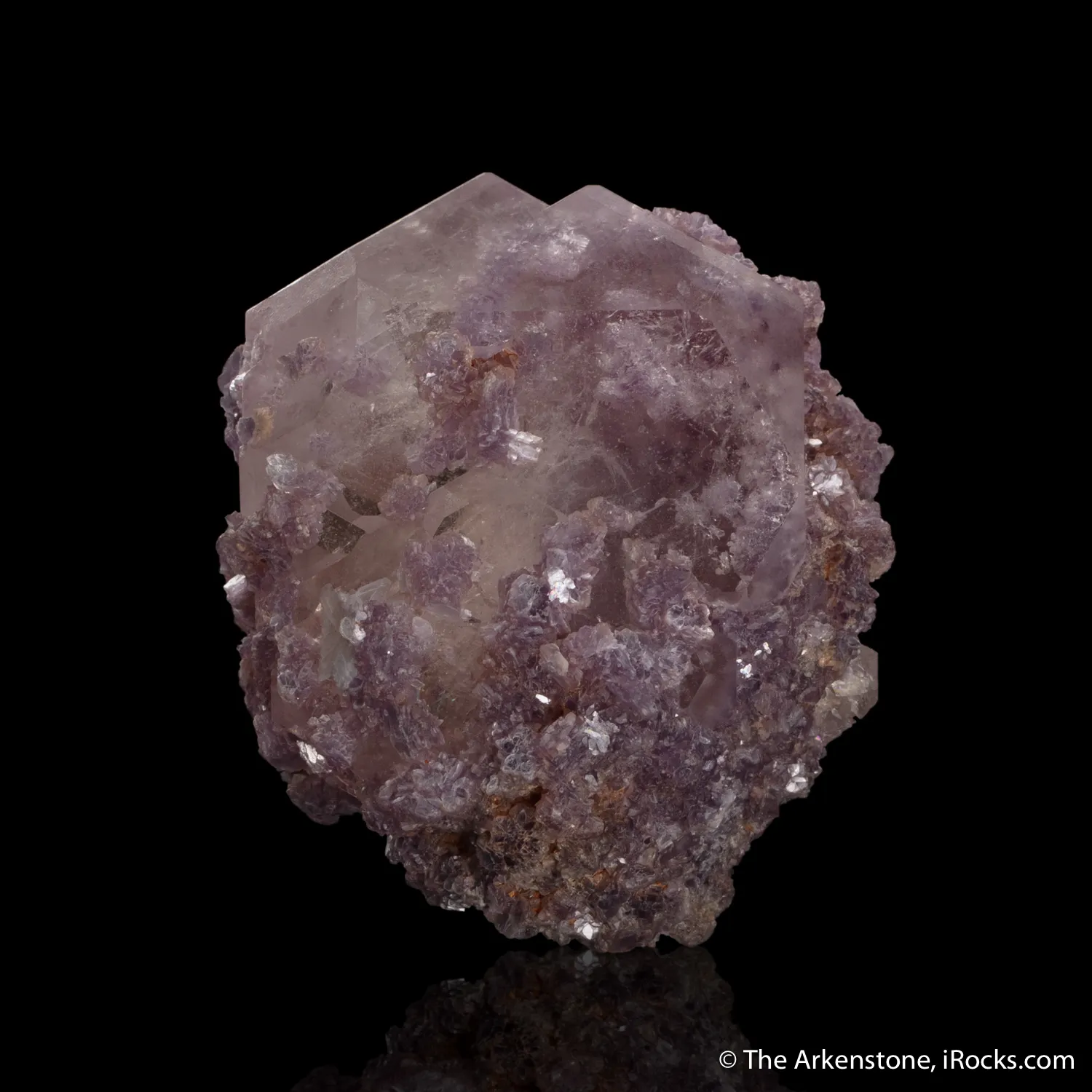 Morganite with Lepidolite - image 1