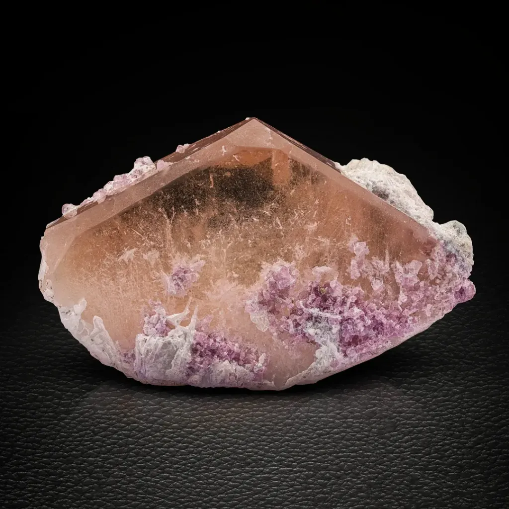 Morganite with Lepidolite image