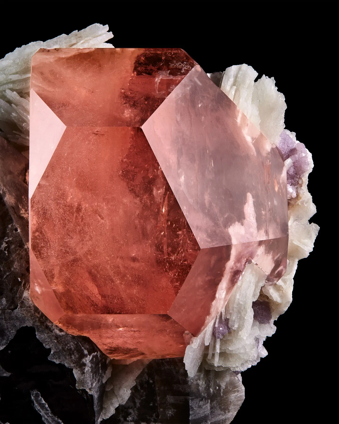 Morganite with Smoky Quartz - image 2