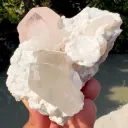 Morganite with Tourmalines, Quartz Microclite and Cleavelandite Albite Specimen - 308 g - image 8