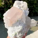Morganite with Tourmalines, Quartz Microclite and Cleavelandite Albite Specimen - 308 g - image 4