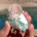 Morganite x Indicolite Tourmaline x Microlite x Quartz from Afghanistan - image 2