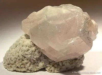 Morganite/Aquamarine on Albite - image 2