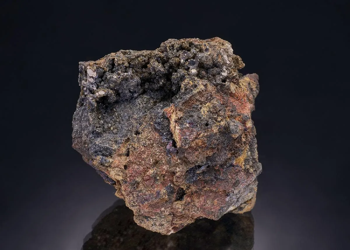 Moschellandsbergite with Cinnabar METACINNABAR and Siderite - image 1