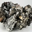 Mottramite, Calcite - image 2