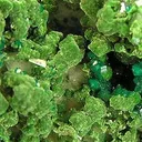 Mottramite, Dioptase, Calcite - image 2