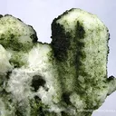 Mottramite on Aragonite Var. Tarnowitzite - image 3