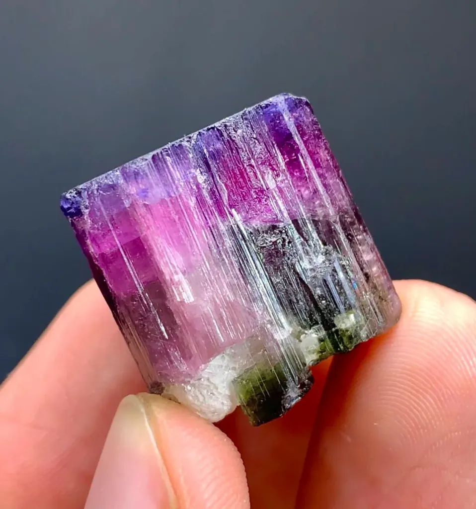 Multi Color Tourmaline crystal, Tourmaline Gem from Afghanistan - image 5
