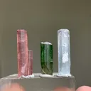 Multi Colour Tourmaline with Aquamarine Crystal - image 6