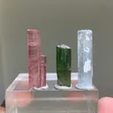 Multi Colour Tourmaline with Aquamarine Crystal - image 7