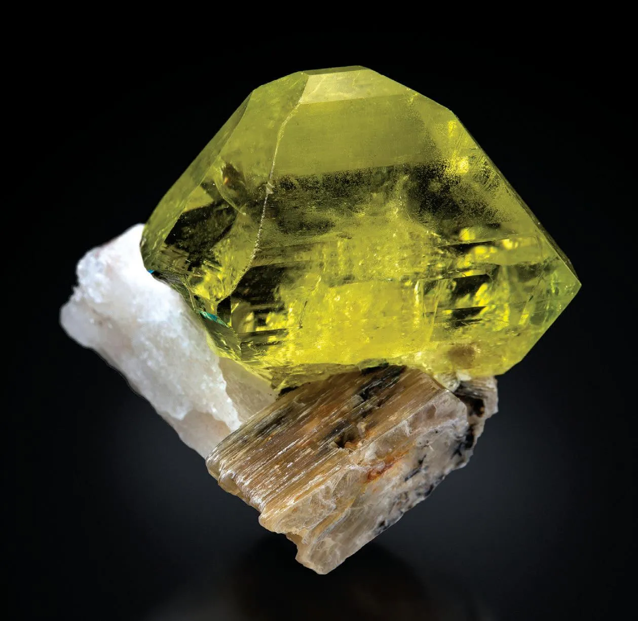 Muscovite, Brazilianite, Feldspar - image 1
