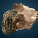 Muscovite on Quartz var. Smoky and Microcline - image 4