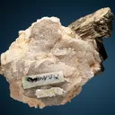 Muscovite on Quartz var. Smoky and Microcline - image 2