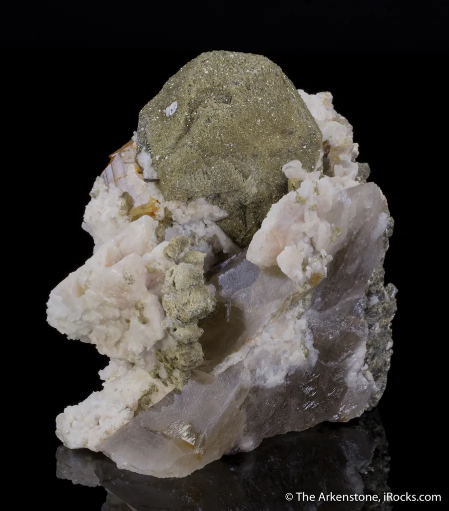 Muscovite ps. After Spessartine Garnet image