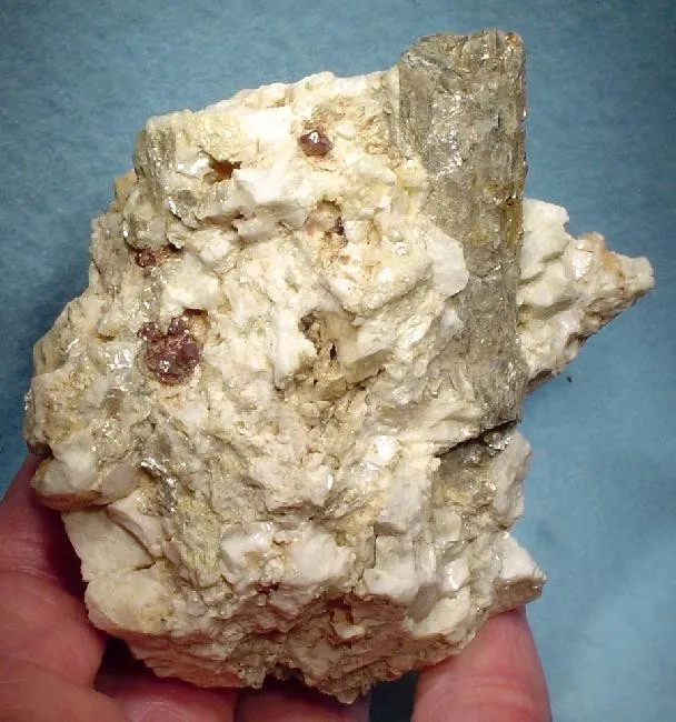Muscovite, Tourmaline, Albite, Spessartine image