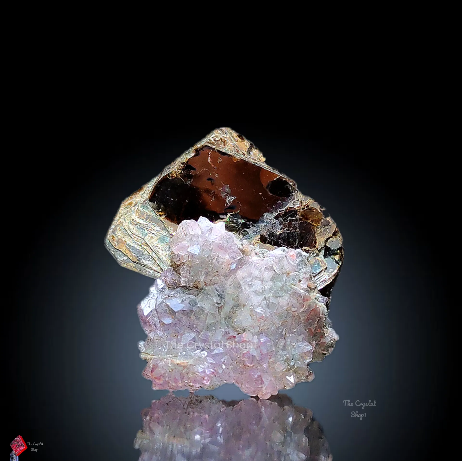 Muscovite With Karur Amethyst - image 1