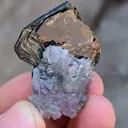 Muscovite With Karur Amethyst - image 3