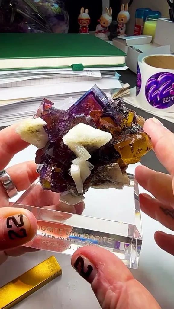 Museum-caliber Illinois Fluorite image