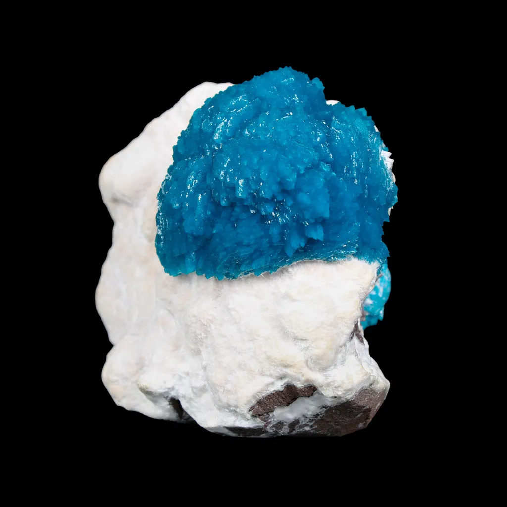 Museum Grade - Cavansite on Mordenite – Exceptional Natural Formation from Wagholi , Pune - image 6