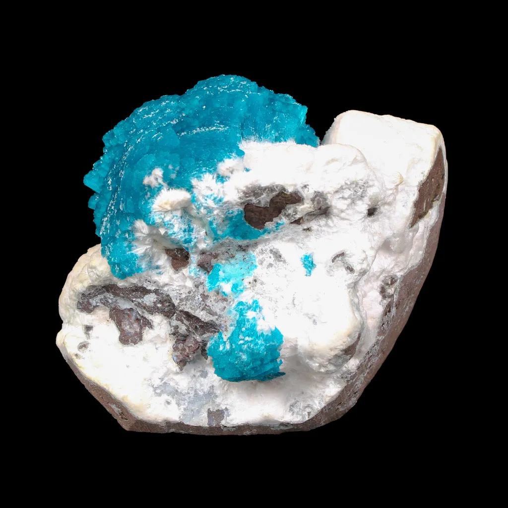 Museum Grade - Cavansite on Mordenite – Exceptional Natural Formation from Wagholi , Pune - image 8