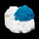 Museum Grade - Cavansite on Mordenite – Exceptional Natural Formation from Wagholi , Pune - image 4