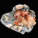 Museum-Grade Deep Red Heulandite & Stilbite Crystal on Chalcedony Matrix | Rare Indian Zeolite Specimen from Jalgaon DK107 - image 2
