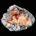 Museum-Grade Deep Red Heulandite & Stilbite Crystal on Chalcedony Matrix | Rare Indian Zeolite Specimen from Jalgaon DK107 - image 3