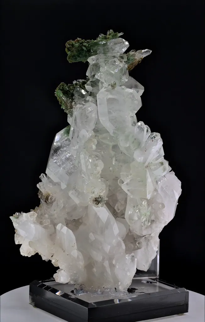 Museum-grade faden quartz cluster with chlorite inclusion Pakistan 🇵🇰 image