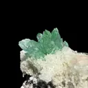 Museum-Grade Green Apophyllite Crystal Cluster on Stilbite Matrix | Rare Indian Zeolite Specimen from Maharashtra | Terminated Apophyllite Formation - image 5