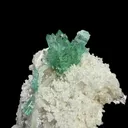 Museum-Grade Green Apophyllite Crystal Cluster on Stilbite Matrix | Rare Indian Zeolite Specimen from Maharashtra | Terminated Apophyllite Formation - image 4