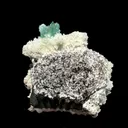 Museum-Grade Green Apophyllite Crystal Cluster on Stilbite Matrix | Rare Indian Zeolite Specimen from Maharashtra | Terminated Apophyllite Formation - image 3
