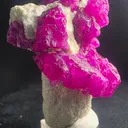 Museum Grade Mogok Ruby Crystals on White Scapolite 5.2cm Burma Myanmar Mineral Specimen - image 3