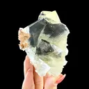 Museum-Grade Optical Calcite with Apophyllite – Rare Jalgaon, India Crystal Specimen | Gemmy Transparent Calcite Formation DKT68 - image 6