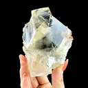 Museum-Grade Optical Calcite with Apophyllite – Rare Jalgaon, India Crystal Specimen | Gemmy Transparent Calcite Formation DKT68 - image 1