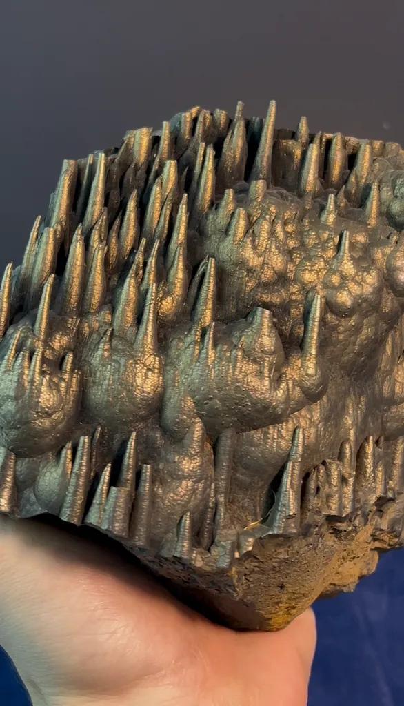 Museum Quality Golden Color Stalactite Goethite, From Kayseri/Turkey - image 2