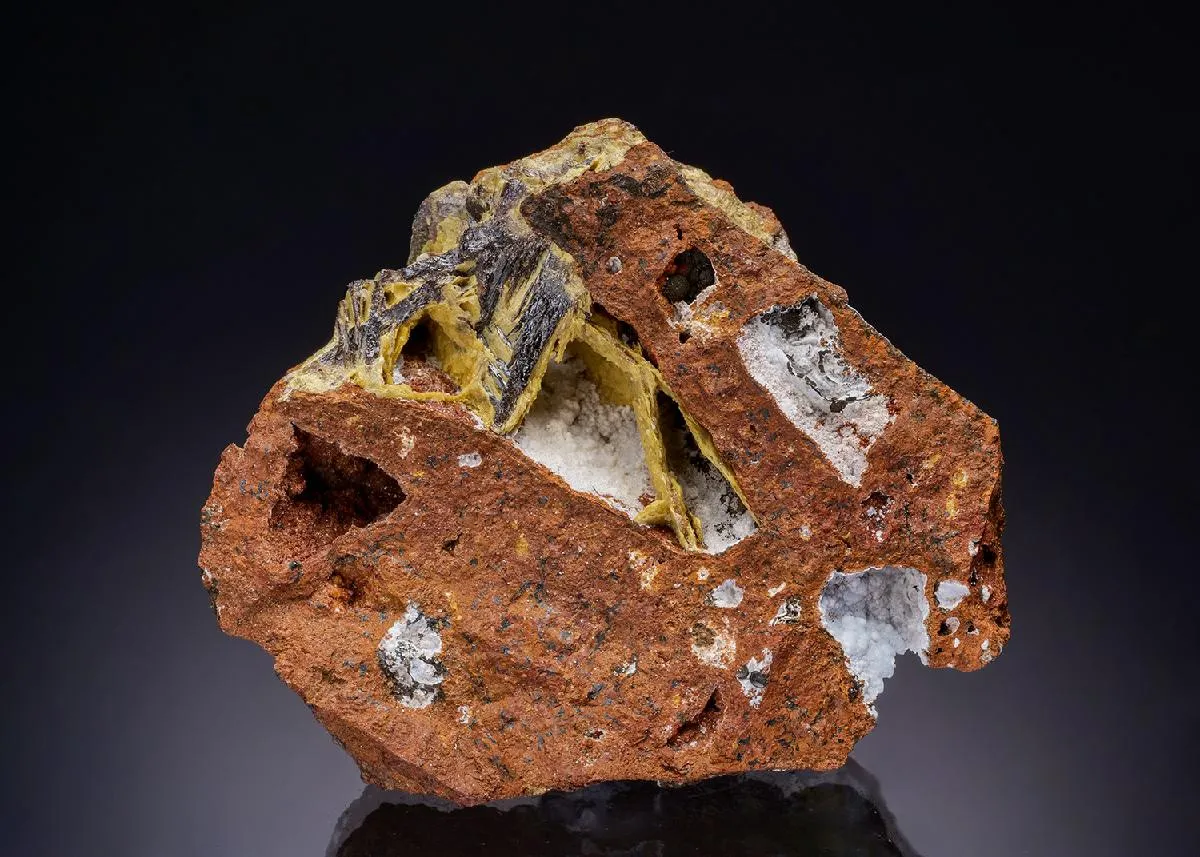 NADORITE with Smithsonite - image 1