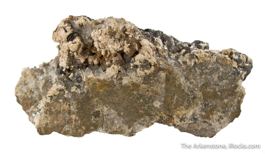 Nagyagite on Quartz - image 6