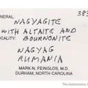 Nagyagite on Quartz - image 9