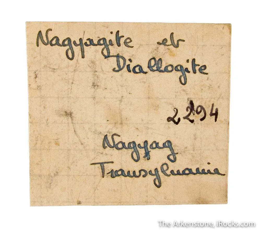 Nagyagite on Quartz image