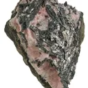Nagyagite on Rhodochrosite - image 4