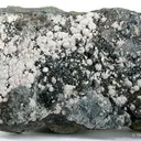 Nagyagite on Sphalerite With Rhodochrosite And Quartz - image 1
