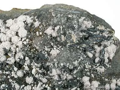 Nagyagite on Sphalerite With Rhodochrosite And Quartz - image 5