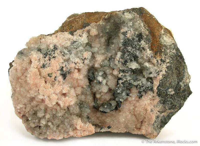 Nagyagite With Rhodochrosite image