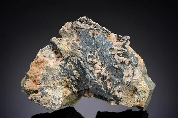 Nagyagite with Rhodochrosite - image 1