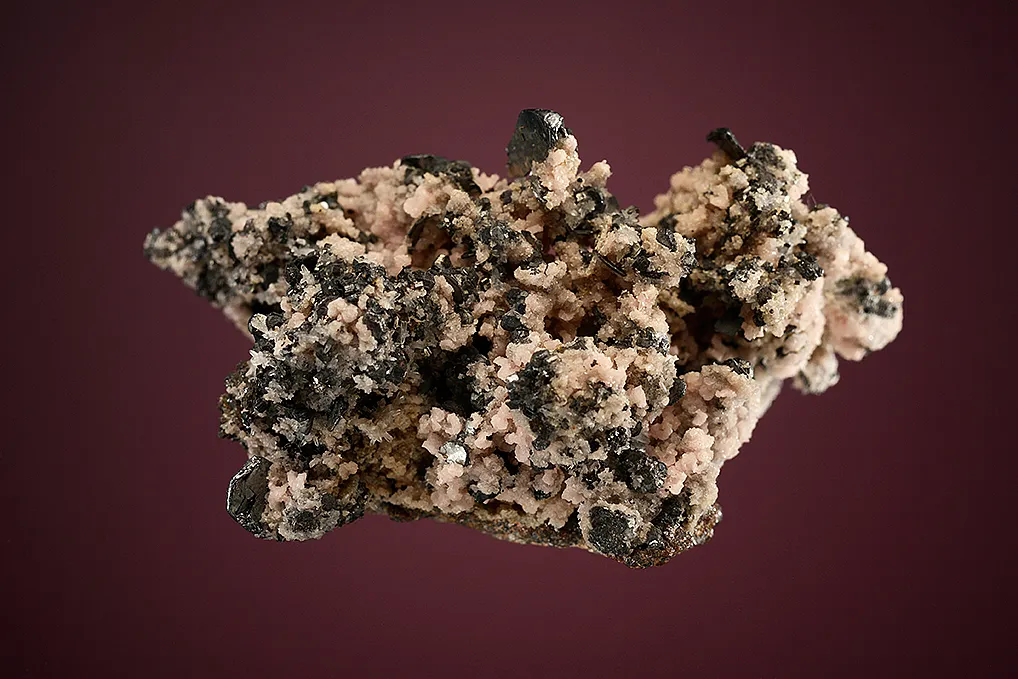 NAGYÁGITE with Rhodochrosite - image 3