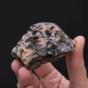 NAGYÁGITE with Rhodochrosite - image 2