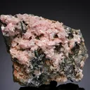 NAGYÁGITE with Rhodochrosite on Quartz - image 1
