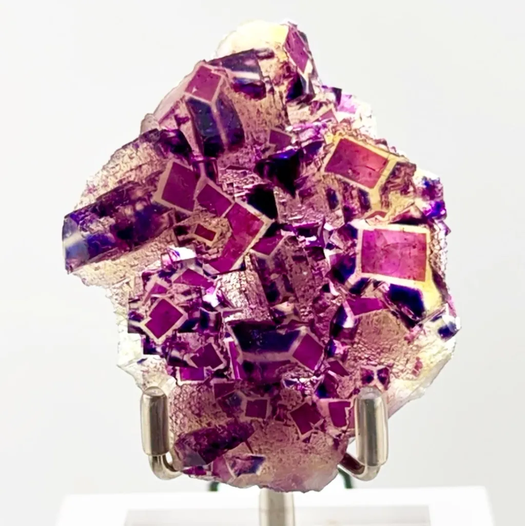 Namibian Fluorite from the famous “Polish Prodigy Pocket” image